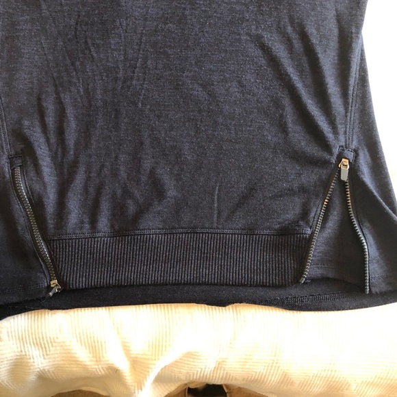 Active Life Navy Blue Sweater with Zipper Detail - Picture 6 of 8